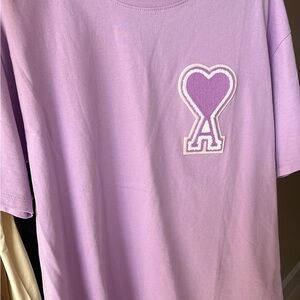 Purple/Pink T-Shirt with Heart Logo
